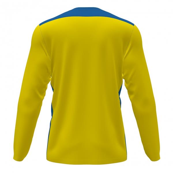 Joma Championship VI LS Football Shirt Yellow/Royal